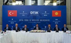 Cumhurbaşkanı Yardımcısı Yılmaz, Kırgızistan’da Türk iş insanlarıyla buluştu
