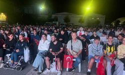 Küçükçekmece’de milli maç heyecanı