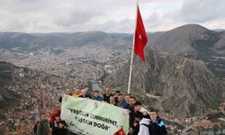 Amasya’nın zirvesinde ‘Cumhuriyet doğa yürüyüşü’