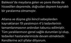 Bakan Memişoğlu: "Depremde, doğrudan deprem kaynaklı bir yaralanma olmamıştır"