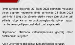 Balıkesir’de okullar deprem nedeniyle 1 gün tatil edildi