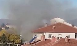 Bolu’da apartman dairesi alev alev yandı