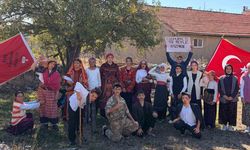 Çocuklardan Cumhuriyet Bayramı’na özel farklı kutlama