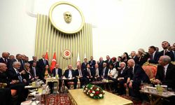Cumhurbaşkanı Erdoğan, TBMM’de parti lideriyle buluştu