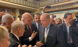 Cumhurbaşkanı Recep Tayyip Erdoğan, TBMM Başkanı Numan Kurtulmuş, MHP Lideri Devlet Bahçeli, BBP Genel Başkanı Mustafa Destici ve HÜDA-PAR Genel Başkanı Zekeriya Yapıcıoğlu ile bir araya geldi.