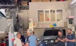 Elazığ Oto Sanayisi’nde renkli anlar: Davul zurnayla aracını teslim aldı