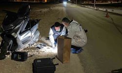 Karaman’da devrilen motosikletin genç sürücüsü ağır yaralandı