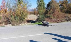 Otomobille çarpışan motosikletin sürücüsü hayatını kaybetti