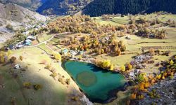 Şavşat’ın seyrine doyum olmayan sonbahar güzelliği