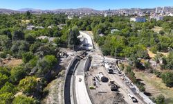 Şorşor deresindeki taşkın koruma çalışmalarında sona gelindi