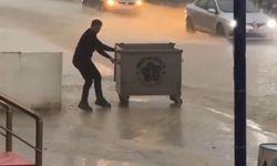 Tekirdağ’da köprü altları göle döndü, araçlar suya gömüldü