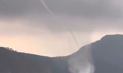 Antalya’da denizde aynı anda 2 hortum oluştu