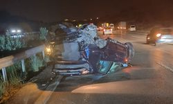 TAG Otoyolu’nda otomobil bariyerlere çarptı: 1 ölü