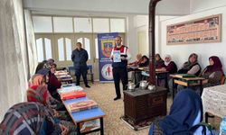 Burdur'da jandarma ekipleri tarafından bilgilendirme ve farkındalık eğitimi