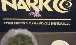 Isparta'da uyuşturucu operasyonunda 2 gözaltı