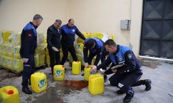 Akdeniz’de 3 bin 650 sahte yağ bidonu ele geçirildi