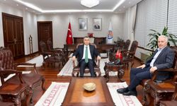 Vali Toros, Gültak’ı makamında ağırladı