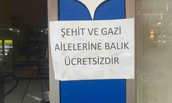 Alanyalı balıkçıdan şehit ve gazilerin ailelerine ücretsiz balık