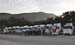 Mersin Silifkeli kamyonculardan taşeron tepkisi