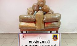 Mersin'de 100 kilo kaçak tütün ele geçirildi, 1 kişi gözaltına alındı