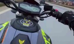 Otobanda 174 kilometre hızla ölüme meydan okuyan motosikletliye 45 bin TL ceza