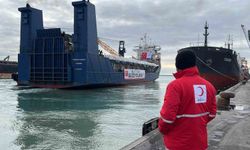 20. İyilik Gemisi Gazze için Mersin'den yola çıktı