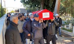 Vefat eden polis memuru törenle son yolculuğuna uğurlandı