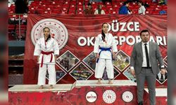 Gençler karatede tatamiye çıktı