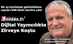 Reklamsız 606 Bin Görüntüleme! sonses.tv Dijital Habercilikte Ezber Bozdu