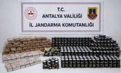 Alanya'da jandarmadan kaçak tütün operasyonu