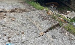 Alanya'da sağanak sonrası korkutan manzara