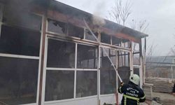 Burdur'da mobilya imalathanesinde yangın