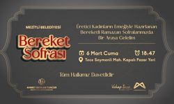 Mezitli'de Kadın Emeğiyle Bereket Sofrası