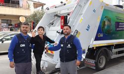 Toroslar’da Minik Miraç’ın Çöp Kamyonu Hayali Gerçek Oldu