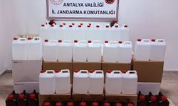 Antalya'da 500 litre kaçak etil alkol ele geçirildi