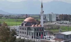 Depremin ardından inşa edilen 123. cami ibadete açıldı