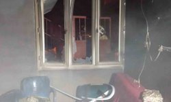 Hassa'da ev yangını