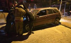 İskenderun'da otomobiL yangını