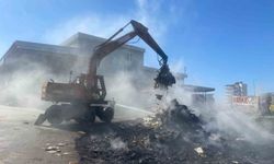 Serik Sanayi Sitesi'nde Korkutan Yangın