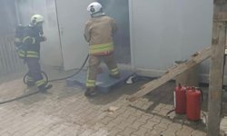 Antakya'da konteyner yangını