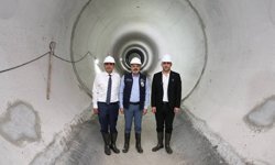 Başkan Öntürk, Türkiye'nin en büyük atık su tüneli projesini inceledi