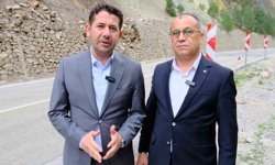 Belediye başkanları, yeni yapılacak tünel projesini yerinde anlattı