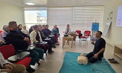 Gazipaşa Devlet hastanesinde personele temel yaşam desteği eğitimi