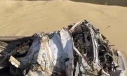 Osmaniye'de selde kaybolan minibüs bulundu, geriye hurda kaldı