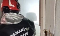 Osmaniye'de tek katlı evde çıkan yangın söndürüldü