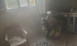 Reyhanlı'da ev yangını