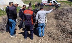 Traktörün şaftına ayağı sıkışan kadın yaralandı