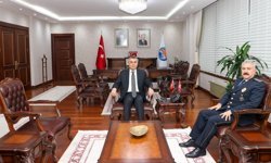 Vali Toros Emniyet Müdürü Aktaş'la Görüştü