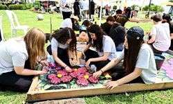 Antalya'da 130 bin çiçekle görsel şov