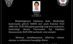 Kalp krizine yenilen komiserin naaşı memleketi Diyarbakır'a gönderildi
